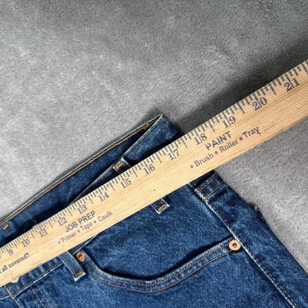 Vintage Levis Jeans Men 36x34 Fits 35x33 Blue Denim 517 Bootcut Made in USA 90s - Picture 13 of 16